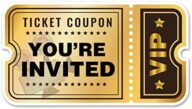 Movie VIP Party Invitations with Envelopes, 20 Set Movie Ticket Shaped Invitations Birthday Baby Shower Party Invites Supplies Favors, Double-Sided