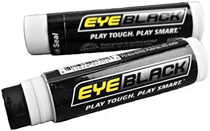 EyeBlack Anti-Glare Under Eye Black Sports Grease Stick for Pro Performance – Softball, Football, Baseball, Soccer, Cheer, Volleyball – Tailgate, Championship, Playoffs, Game Day – 1 Stick