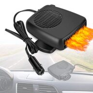 Car Heater 12V – Fast Heating Defrost Defogger with Ergonomic Handle, 2 in1 Fast Heating & Cooling Fan, Outlet Plug in Cigarette Lighte, Automobile Windscreen Fan for All Cars Portable