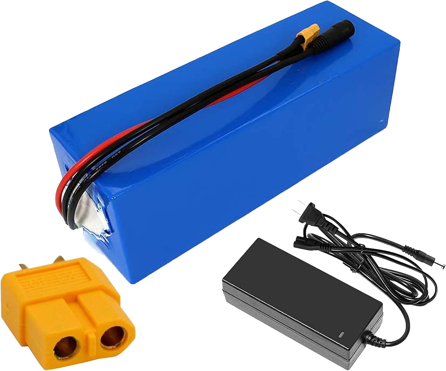 36V 15AH Lithium-ion Battery Pack 15000mAh E-Bike Battery Fit for 200W 250W 350W 500W 750W Motor with 42V Charger for Electric Tricycles Electric Scooters Electric Wheelchairs