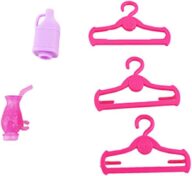 Replacement Parts for Barbie Doll Hello Dreamhouse – DPX21 ~ Replacement Barbie Size Pink Hangers, Pink Drink Glasses and More!