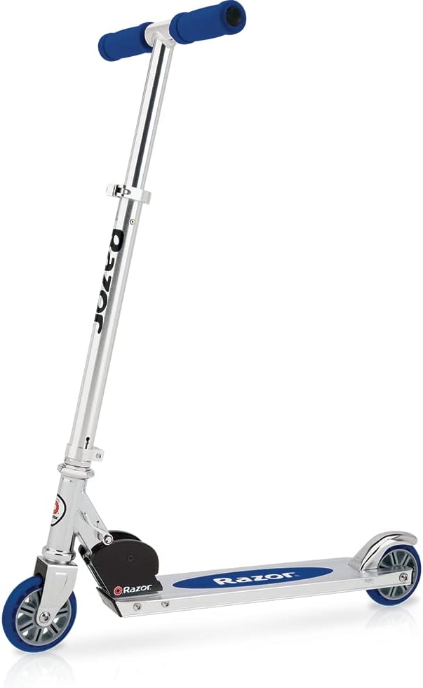 Razor A Kick Scooter for Kids – Lightweight, Foldable, Aluminum Frame, and Adjustable Handlebars