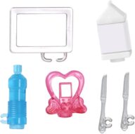 Barbie Replacement Parts Doll Hello Dreamhouse – DPX21 ~ Replacement Size Silver Tablet, Pink Heart Charger and More!