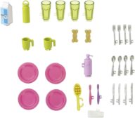 Barbie Replacement Parts Doll Dream Camper Vehicle Playset – HCD46 – Replacement Bag of Dishes, Silverware and Beauty Products