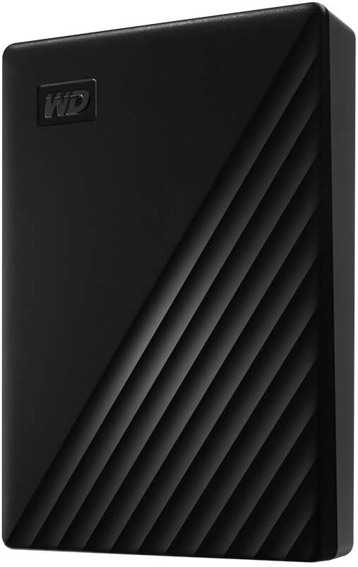 WD 5TB My Passport, Portable External Hard Drive, Black, backup software with defense against ransomware, and password protection, USB 3.1/USB 3.0 compatible – WDBPKJ0050BBK-WESN