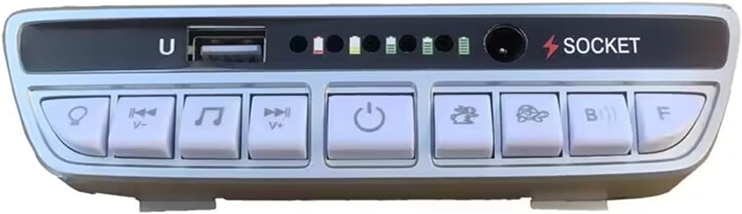 24V Children’s Electric Vehicle Power Supply Central Control Switch Multi-Function Bluetooth Connection Music Power Supply Display Circuit Board Center Panel Electric Toy Car Replacement Parts
