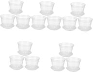 Mipcase 15 Sets Phalaenopsis Flower Pot Set Plastic Plant Pots Nursery Plant Pots Orchid Pot Plastic Plant Containers Orchid Plastic Flowerpots Decorative Flower Pots Orchids Flowerpot