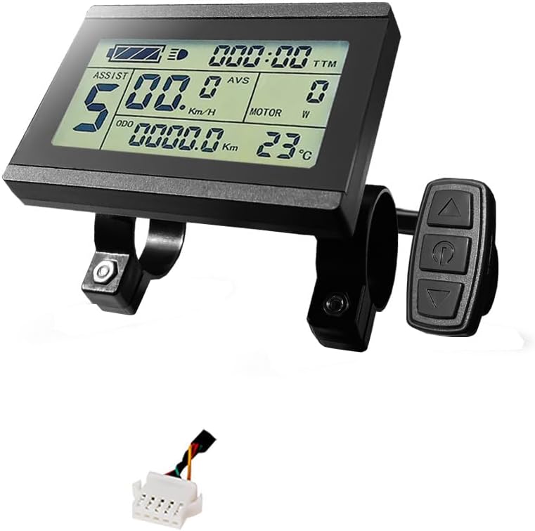 Electric Bike Accessories Display Meter KT LCD3 24V /36V /48V /52V Electric kunteng LCD Display with SM Connector Suitable for KT Controller