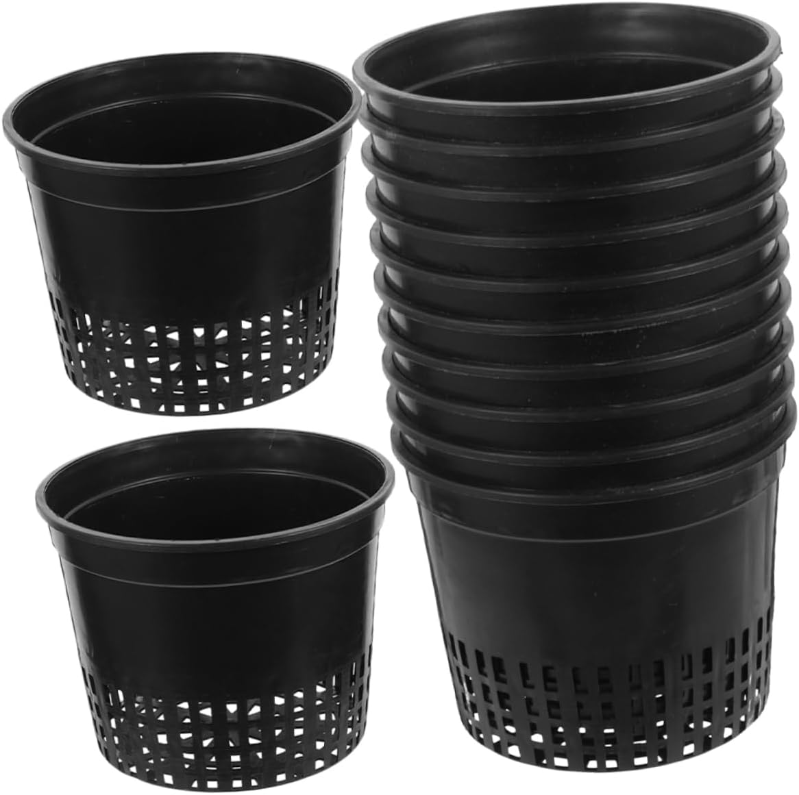 BESPORTBLE 15pcs Hydroponic Growing Cup Net Cups Hydroponic Orchid Planter Pots Orchid Pot Net Pots Garden Pots Bucket Net Pot Hydroponic Pots Mesh Cups for Hydroponics Plant Pot re-usable