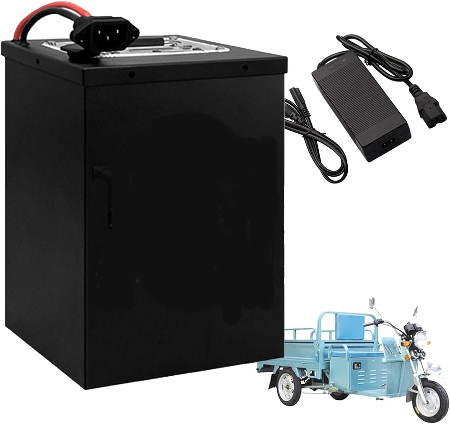 48 Volt LiFePO4 Battery 48V E-bike Battery 16AH 18AH 20AH 25AH 30AH 45AH 50AH Lithium Iron Phosphate Battery for 50-2400W Golf Cart Tricycle Motor,48v20ah