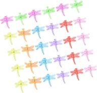 Yardwe 70pcs Dragonfly Orchid Clip Orchid Clips Plant Stake Clips Plant Support Clips Plants Orchid Pot Clips Flower Vine Clips Tomato Clips Orchid Vine Clamp Flower Support Clip Plastic