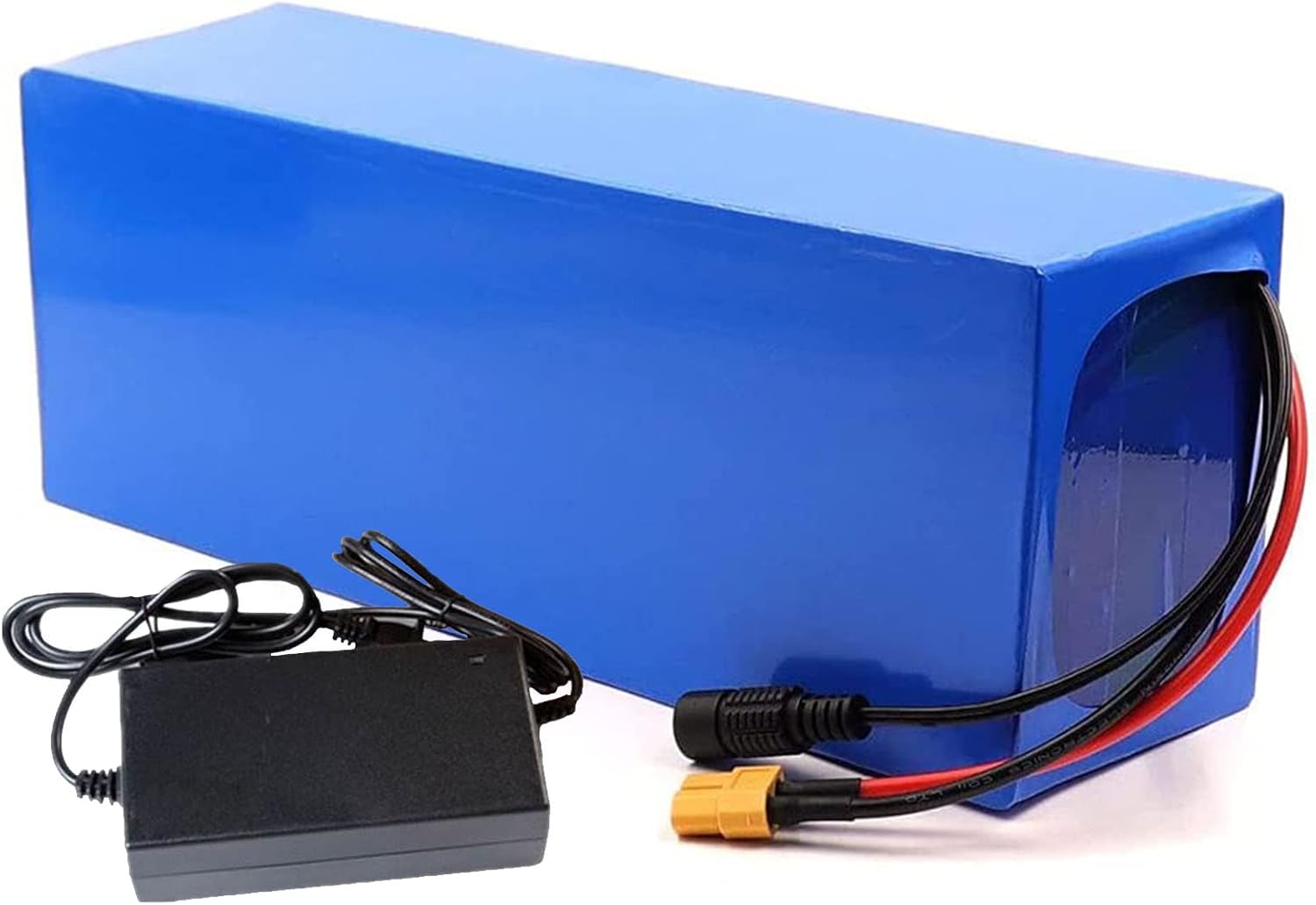 48V E-Bike Battery Pack 20000mAh 13S 6P 750W Lithium-Ion Battery Fit for Electric Scooter Electric Wheelchairs Electric ATVs Electric Tricycles w/BMS + Charger