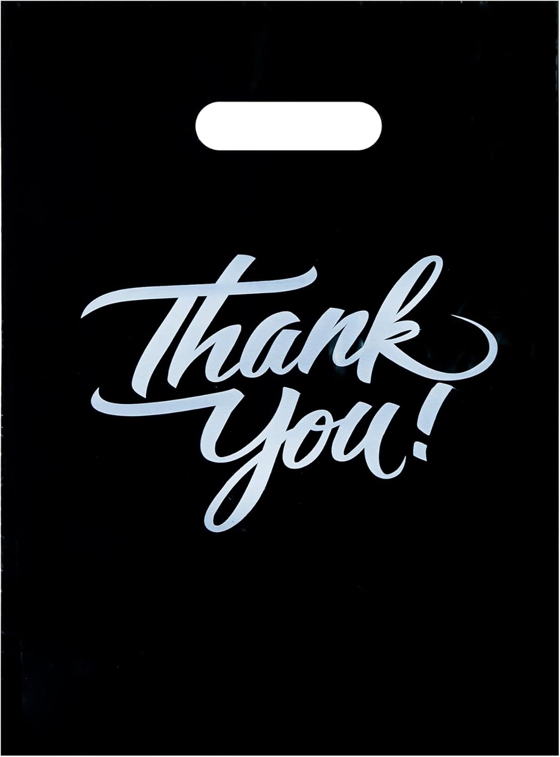 Thank You Merchandise Bags, Die Cut Handles, Retail Shopping Bags for Boutique – Choose Color & Size