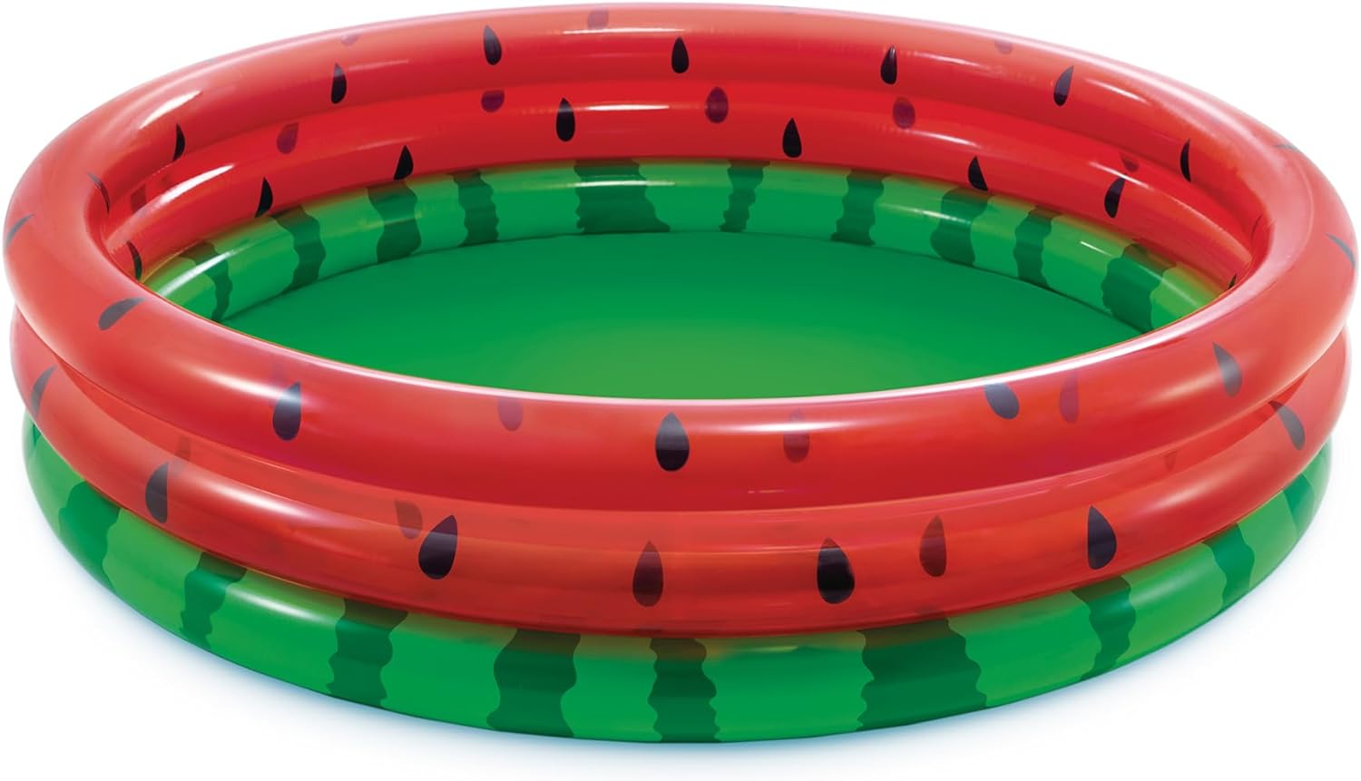 Intex 66-Inch Round Inflatable Outdoor Kids Swimming and Wading Watermelon Pool for Ages 2 and Up