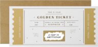 CJ&M The Golden Ticket | Scratch & reveal surprise ticket, Golden ticket, Scratch Card, Surprise holiday, Gift reveal, Surprise gift