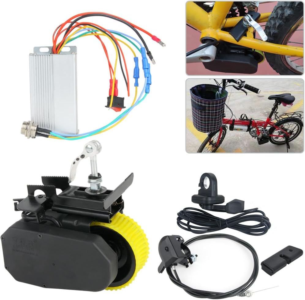 DIY Electric Bike Conversion kit 250W Electric Bike Brushless Motor and Controller for E-Bike Bicycle Booster 48V Electric Bike kit 36v Bike Motor kit Mountain Bike Modification Parts