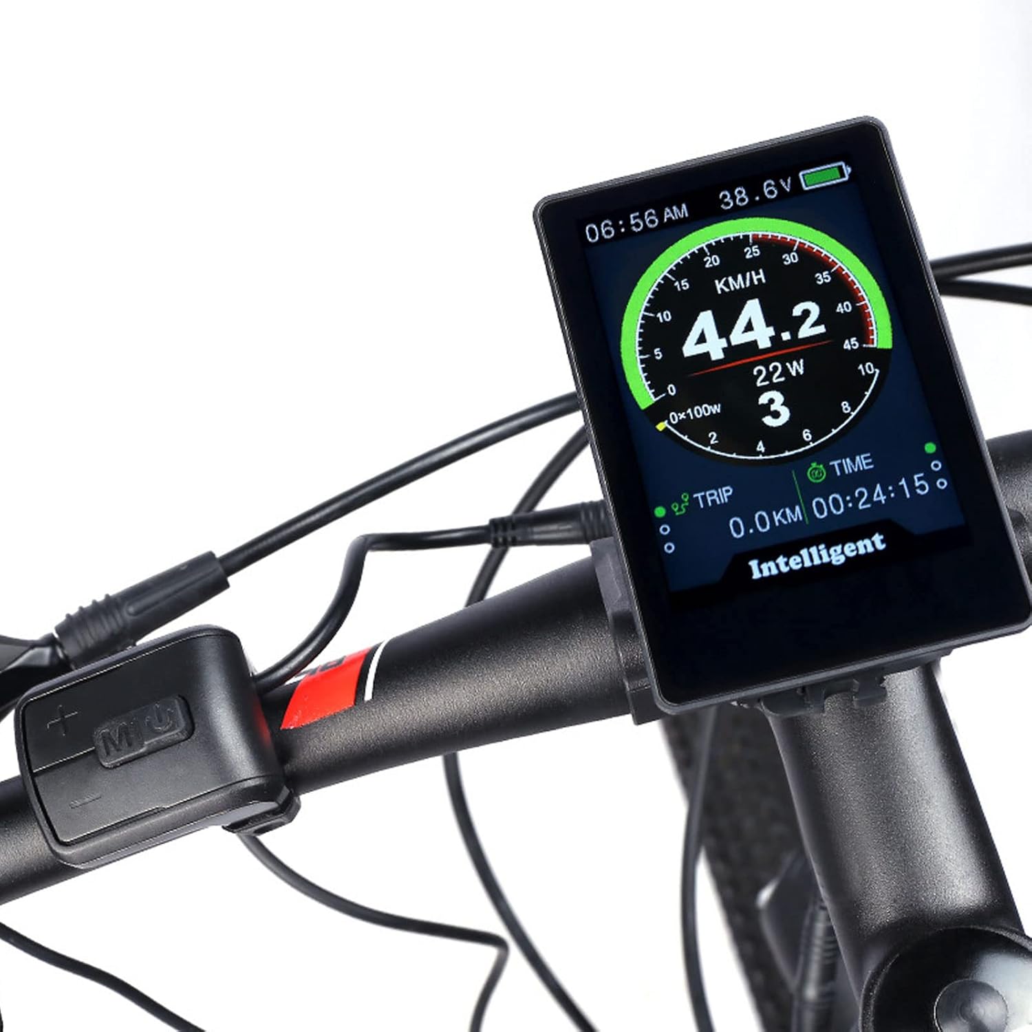 860C Electric Full Color LCD Display for Series Mid Drive Motor Kit Electric Scooter Display Meter IP65 Waterproof Mountain Bike Color Meter