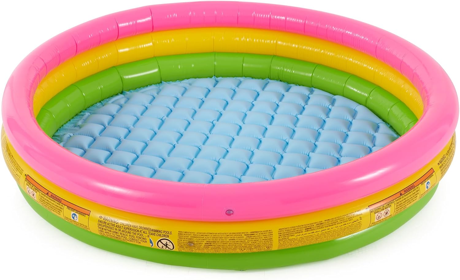 Intex Kiddie Pool – Kid’s Summer Sunset Glow Design – 58″ x 13″