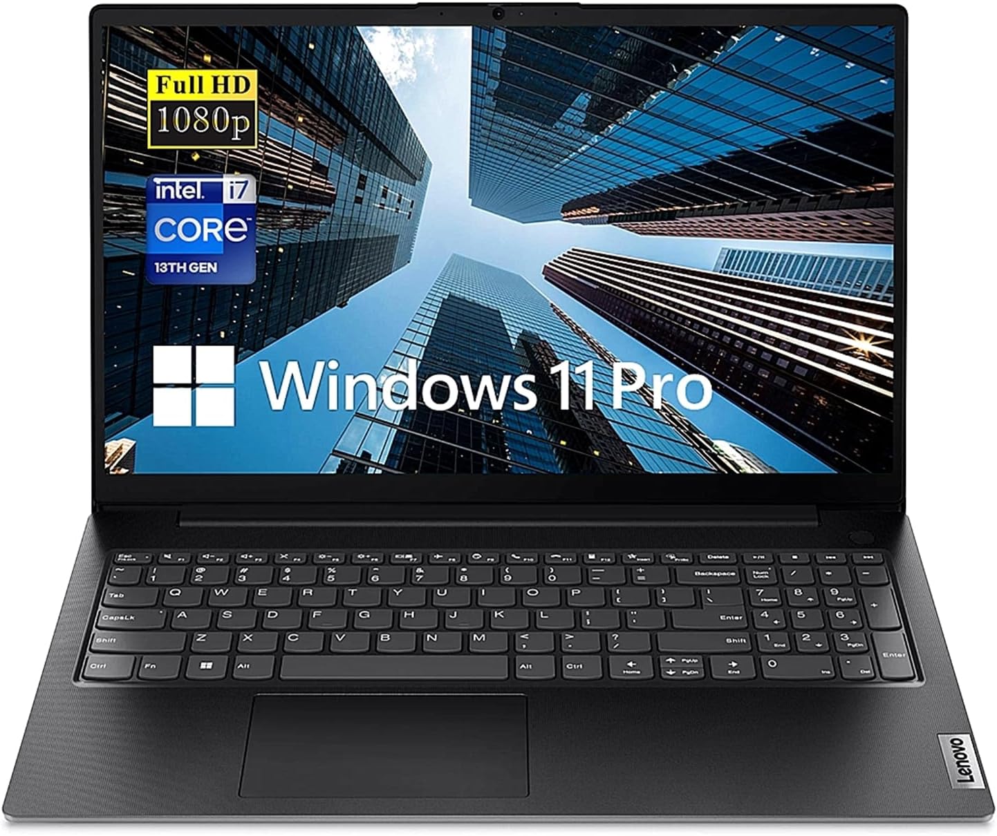 Lenovo V15 G4 Business Laptop, 15.6″ FHD Screen, 13th Gen Intel 10 Cores i7-1355U up to 5.0GHz, 16GB RAM, 1TB PCIe SSD, HD Camera with Privacy Shutter, Wi-Fi, HDMI, Windows 11 Pro, Black