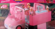 Barbie MOTORHOME “Magical” TRAVELING MOTOR HOME Van w LIGHTS & SOUNDS (1996)