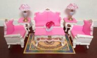 My Fancy Life Dollhouse Furniture – Deluxe Living Room Playset