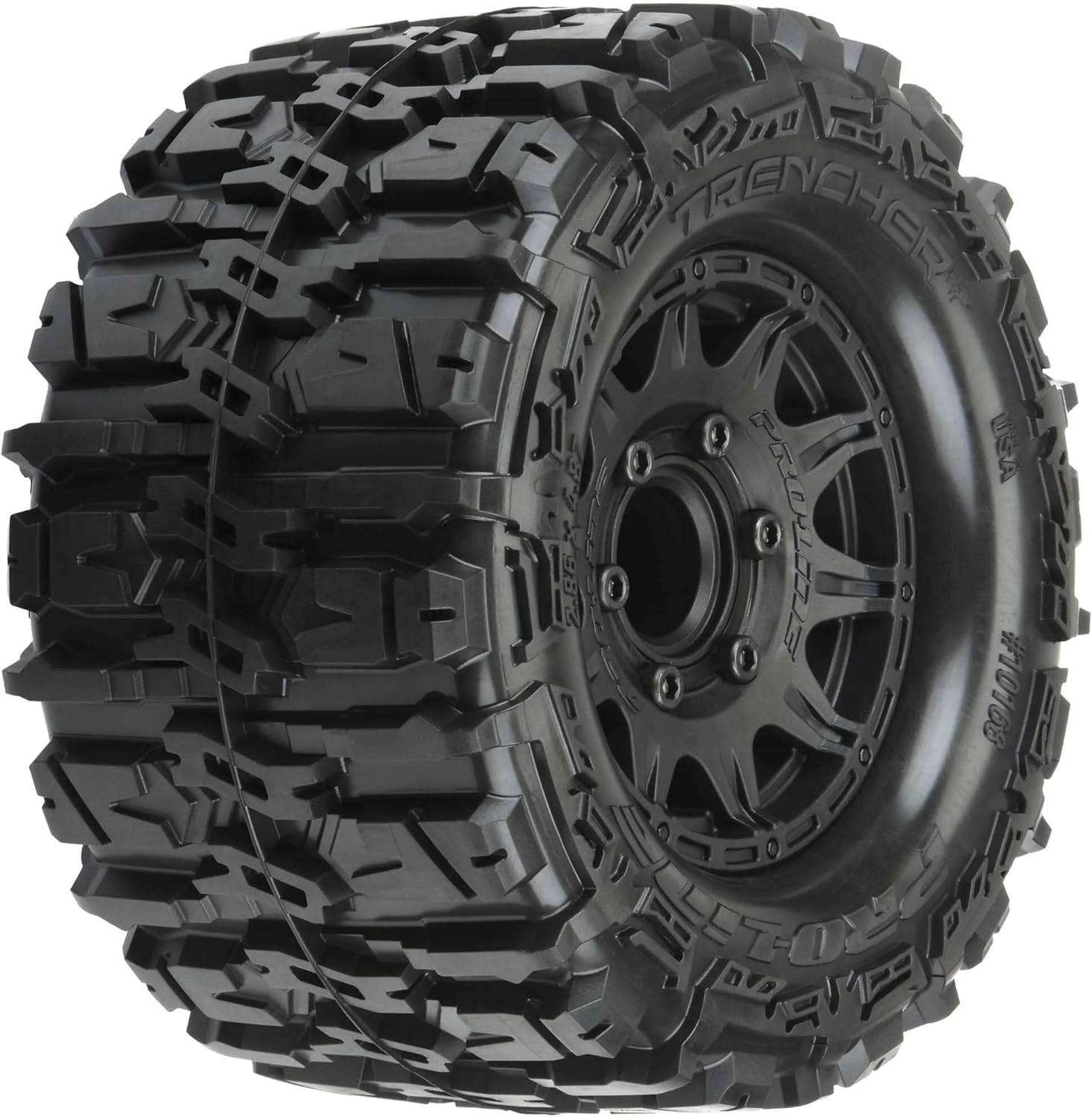 Pro-line Racing Trencher HP 2.8 BELTED Tires MTD Raid 6×30 WhlsF/R PRO1016810 RC Tire