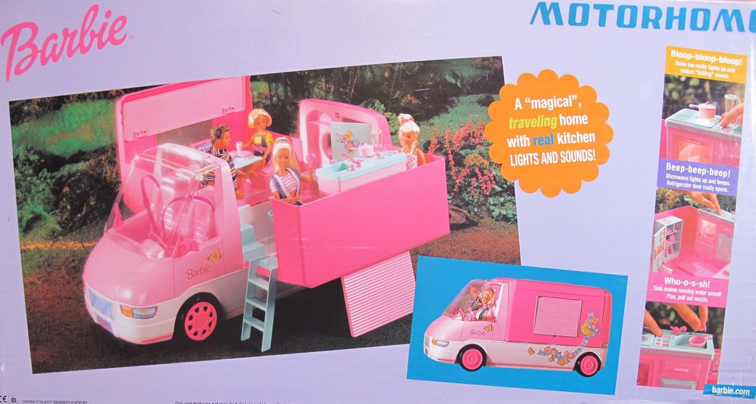 Barbie MOTORHOME Vehicle MAGICAL TRAVELING MOTOR HOME Van w LIGHTS & SOUNDS! (2000)