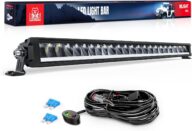 Nilight 30 Inch LED Light Bar 120W 13000LM Anti-Glare Flood Spot Combo DRL Offroad LED Driving Light Bar IP68 w/ 16AWG DT Wiring Kit for Pickup Truck SUV ATV UTV Boat 4×4 Jeep, 5 Years Warranty