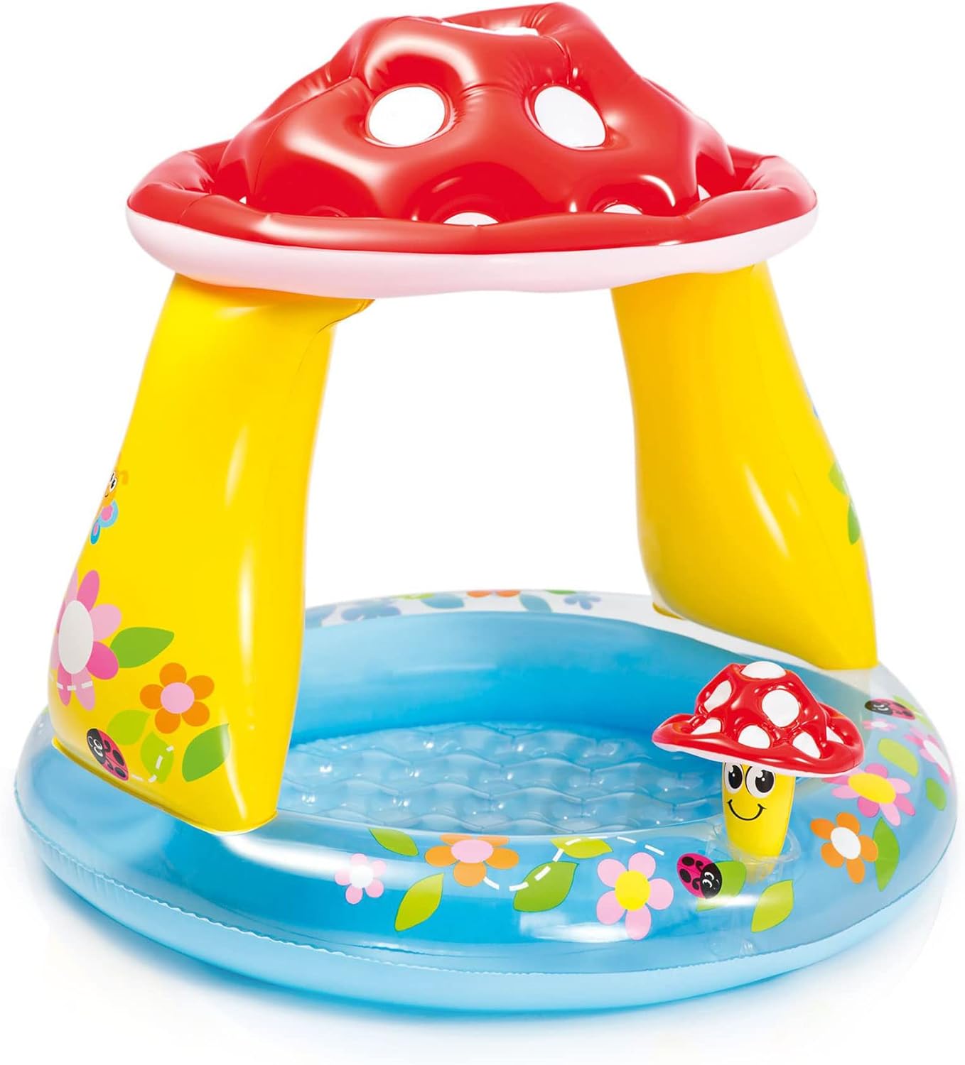 Intex Inflatable Mushroom Water Play Center Kiddie Baby Swimming Pool Ages 1-3