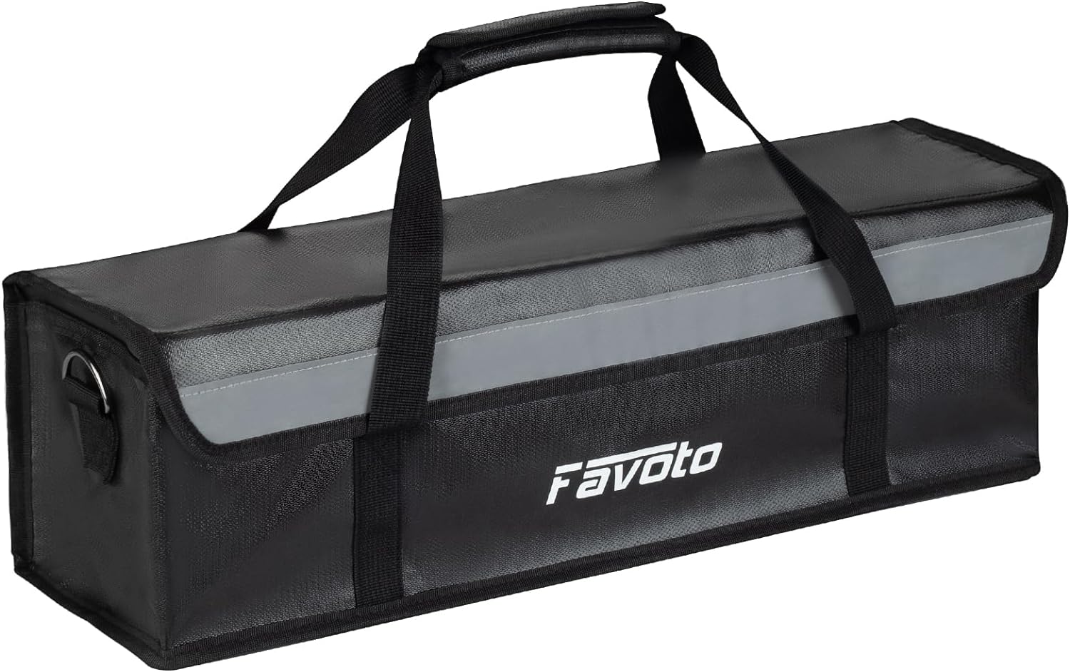 Favoto Ebike Battery Bag – Fireproof Lipo Safe Bag Storage and Charging Bag, Lithium Battery Transport Bag Battery Charging Case Explosionproof Bag Fireproof Document Bags