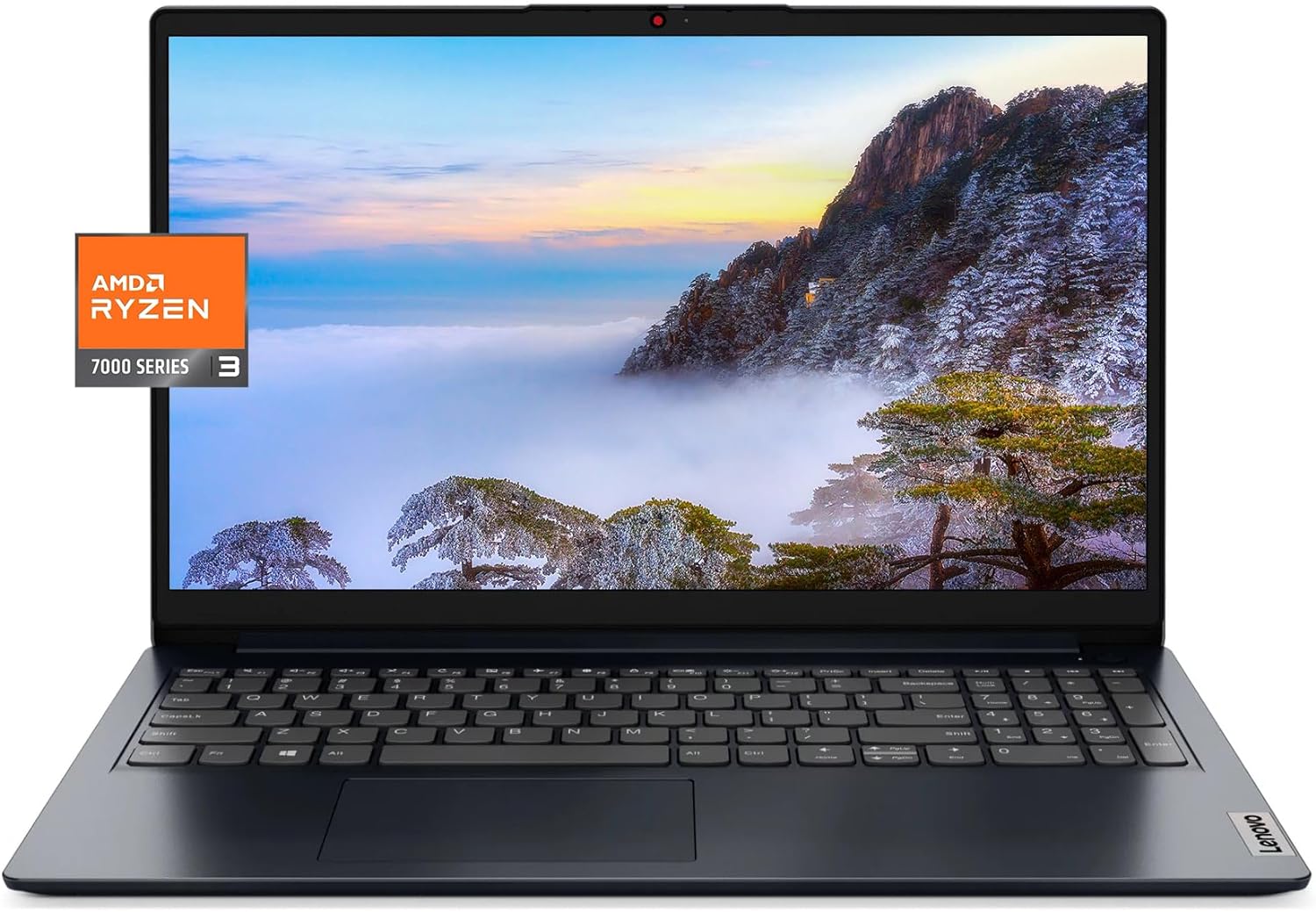 Lenovo IdeaPad Laptop, 15.6″ FHD Display, AMD Ryzen 3 7320U Processor (Beat i5-1035G7), 8GB DDR5 RAM, 512GB SSD, Wi-Fi 6, SD Card Reader, HDMI, USB A&C, Webcam, Windows 11, Abyss Blue w/GM Accessories