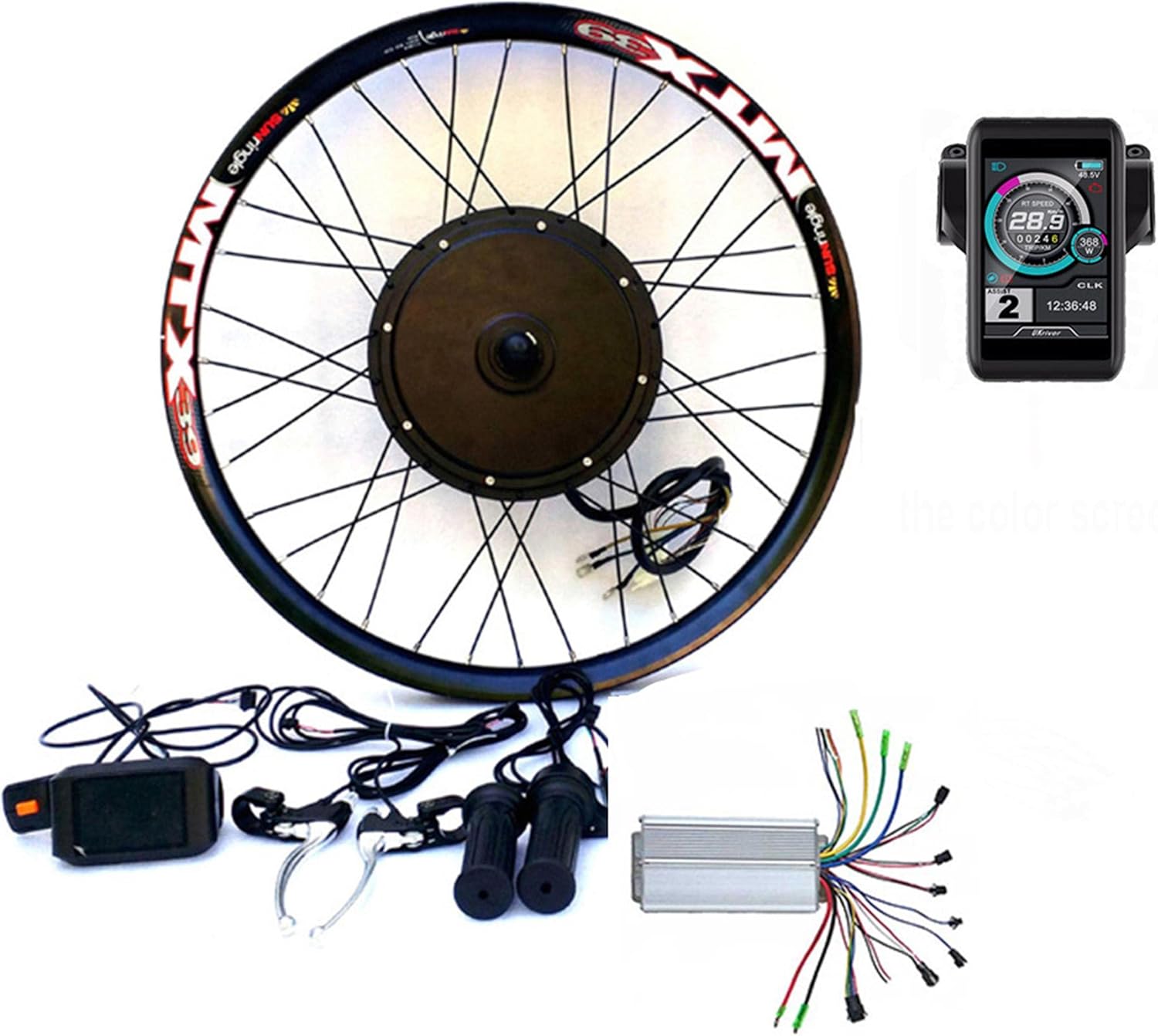 48V1500W Electric MTB Bicycle E Bike Hub Motor Conversion kit MTX Rim