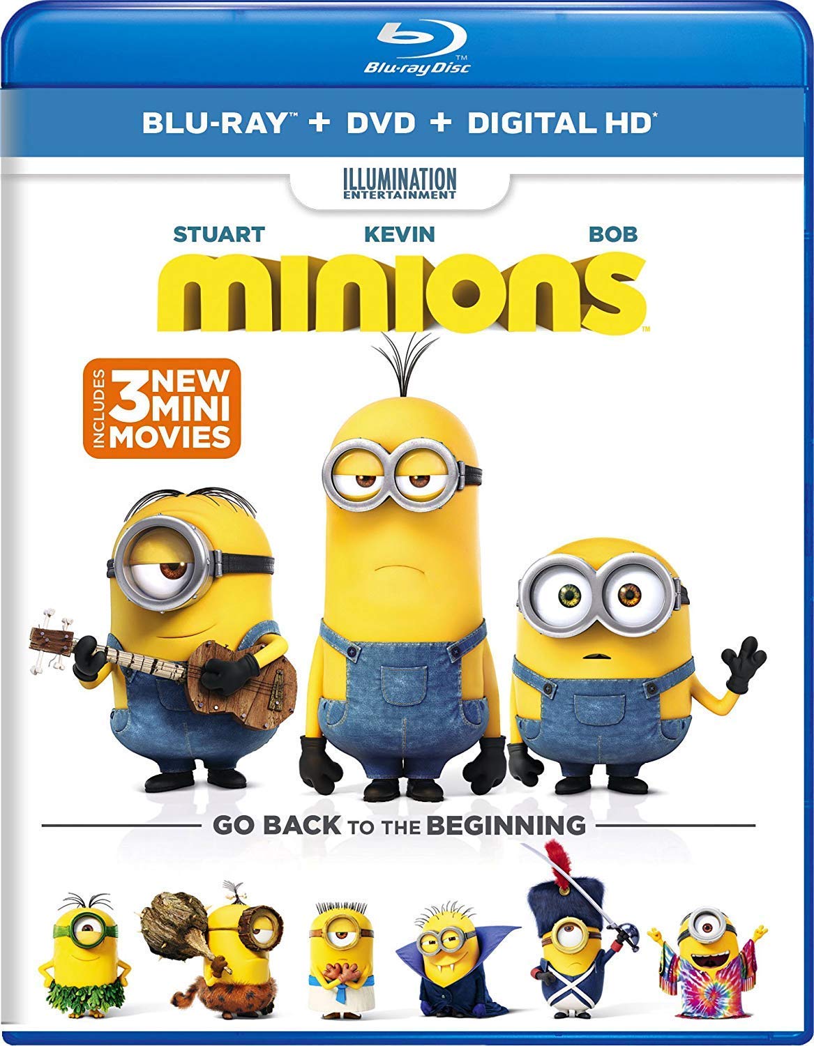 Minions (Blu-ray + DVD + Digital)