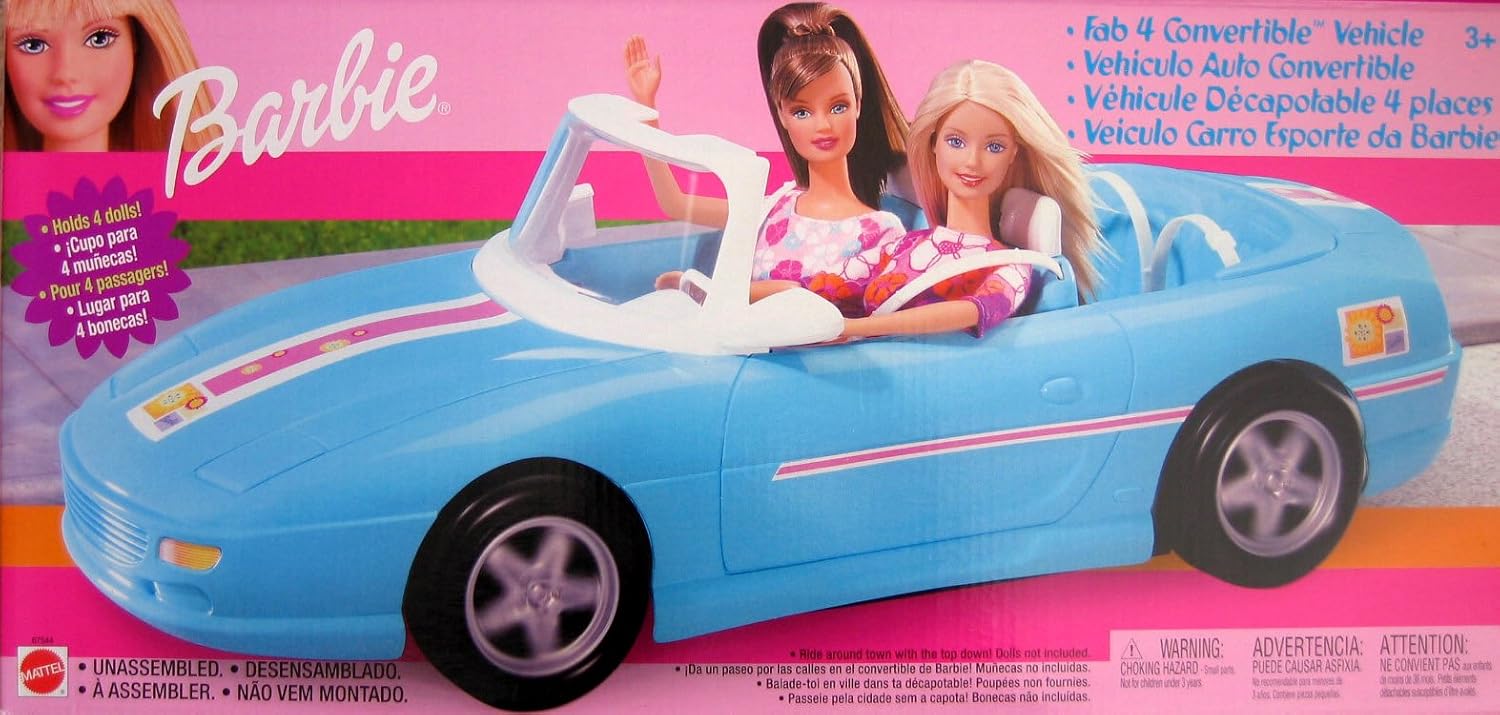 Barbie Fab 4 Convertible Vehicle