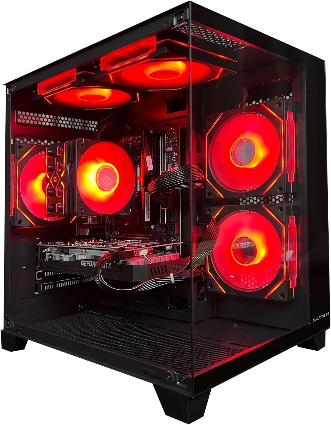 Gaming desktop PC, Core I5-12400F upgrade I5-12490F, GeForce GTX 1660S 6G, 32GB RAM and 512GB NVMe M.2 SSD, ARGB fan, gaming PC (12490F + 16GB RAM)