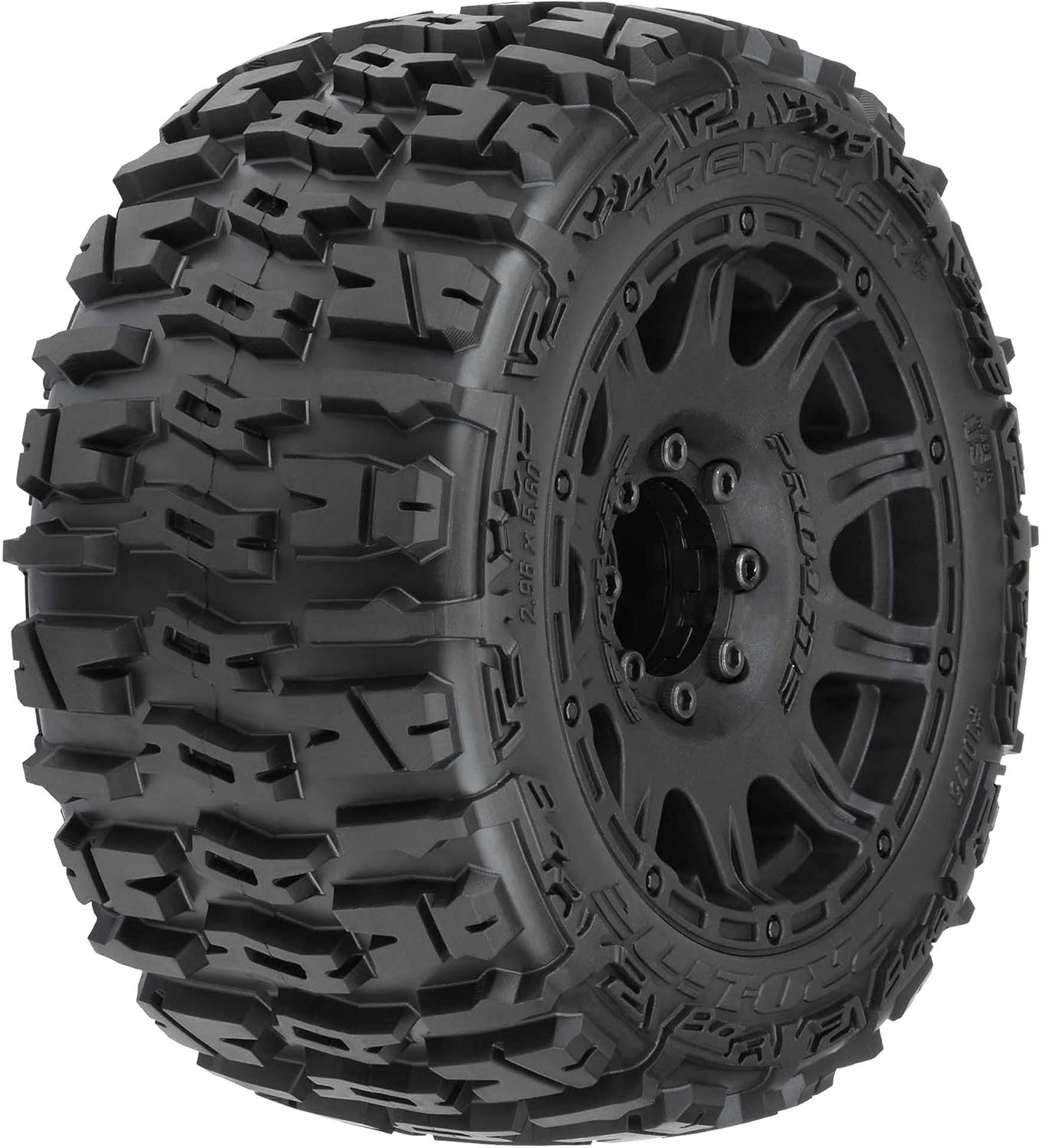 Pro-line Racing Trencher LP 3.8 MTD Raid 8×32 Wheels 17mm F/R PRO1017510 RC Tire