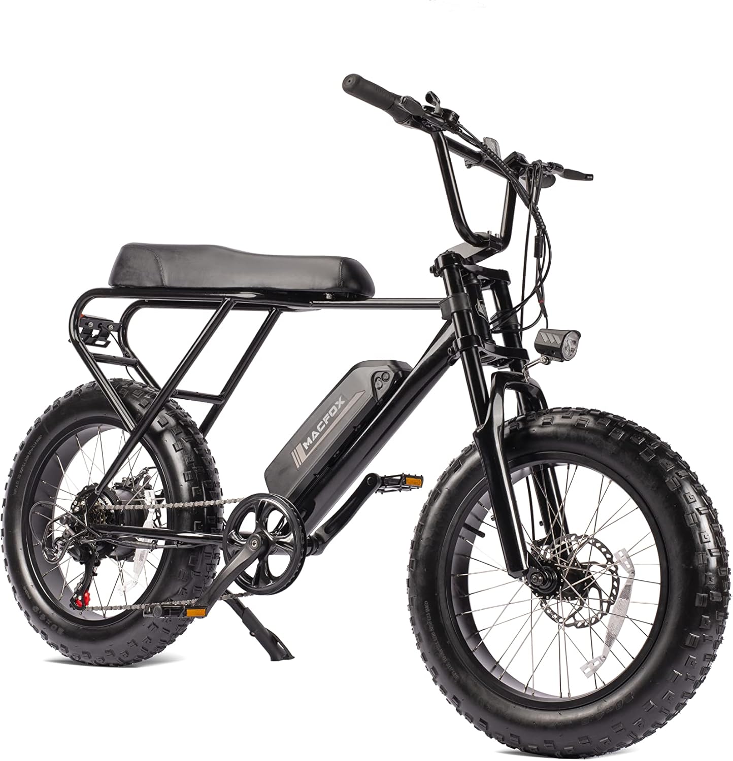 cjc Hurley Mini Swell Electric Bike 48V/10Ah Removable Lithium-Ion Battery, 4-Inch Wide Tires, 40 Miles Range, Shimano 6-Speed E-Bike Black（Ship from US）