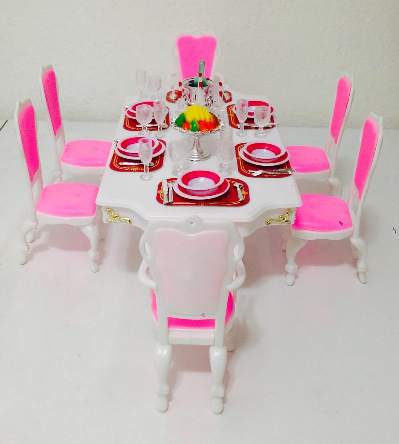 Dollhouse Furniture Grand Dining Room Play Set