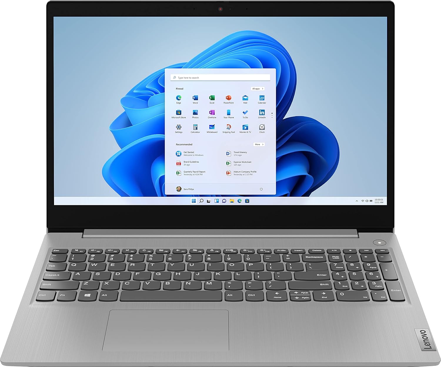 Lenovo 2022 Newest Ideapad 3 Laptop, 15.6″ HD Touchscreen, 11th Gen Intel Core i3-1115G4 Processor, 8GB DDR4 RAM, 256GB PCIe NVMe SSD, HDMI, Webcam, Wi-Fi 5, Bluetooth, Windows 11 Home, Platinum Grey