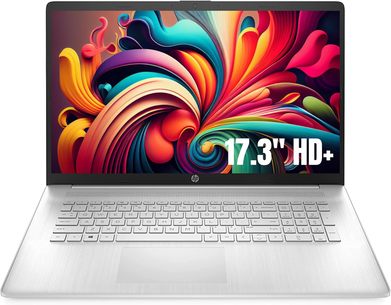 HP 17.3″ HD Plus Laptop, for Business and Students, Intel Quad Core, 16GB RAM, 1TB NVMe SSD, Fullsize Keyboard, HDMI, Rapid Charge, Type-C, Windows 11 with Bundled Accessories