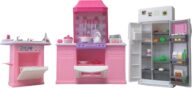 Gloria Dollhouse Furniture – Deluxe Kitchen Play Set