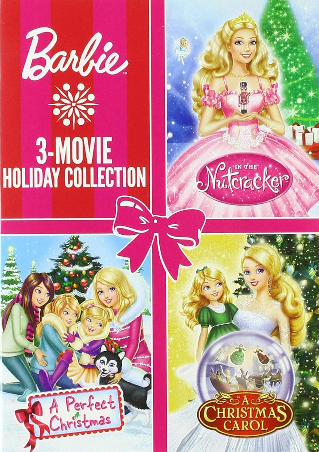 Barbie: 3-Movie Holiday Collection (Barbie: A Perfect Christmas / Barbie in a Christmas Carol / Barbie in the Nutcracker) [DVD]