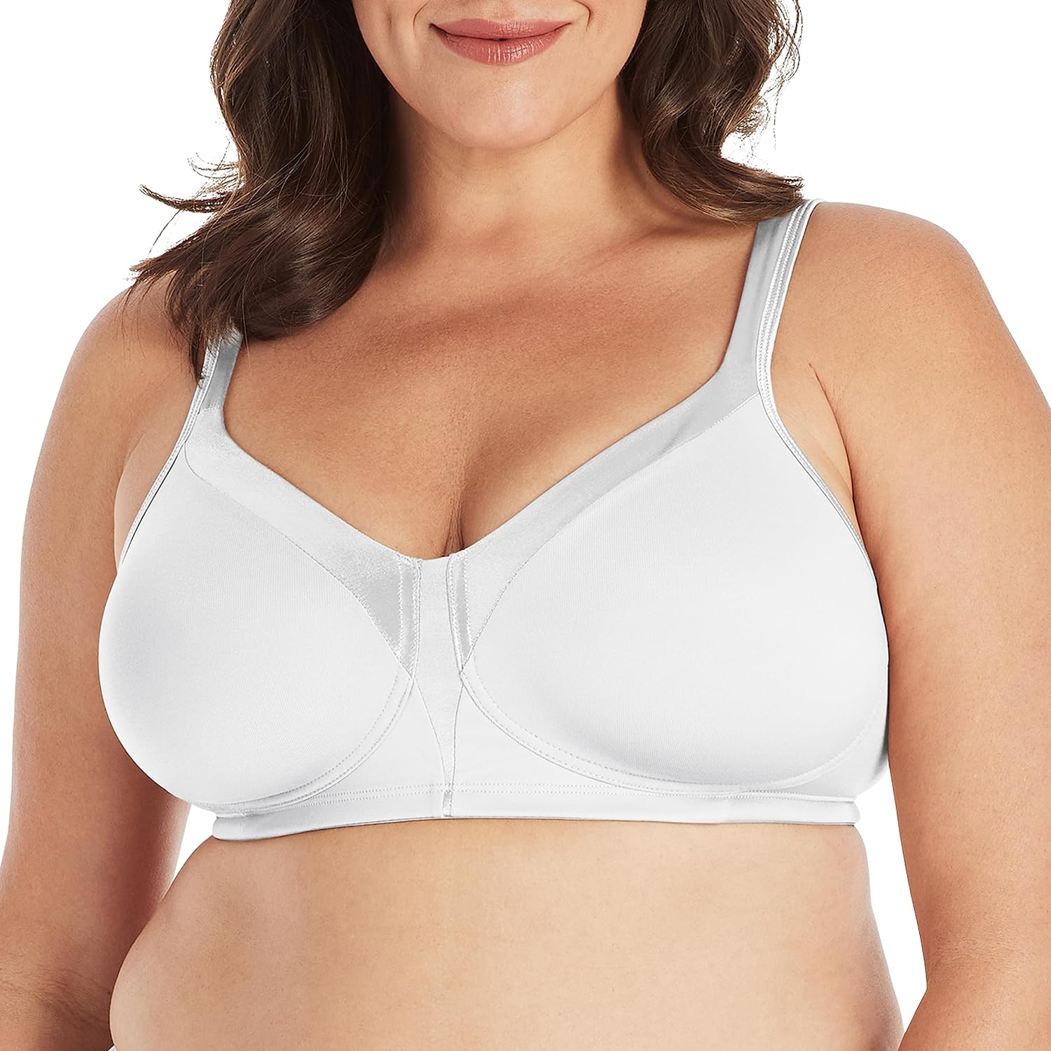 PLAYTEX Women’s 18 Hour Silky Soft Smoothing Wireless, Full-Coverage T-Shirt Bra, Single Or 2-Pack