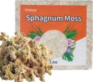 3.2 oz Compressed Sphagnum Moss for Plants, Carefully Selected Premium Sphagnum Moss for Orchid