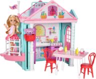 Barbie Club Chelsea Two-Story Playhouse Playset and Teddy Bear