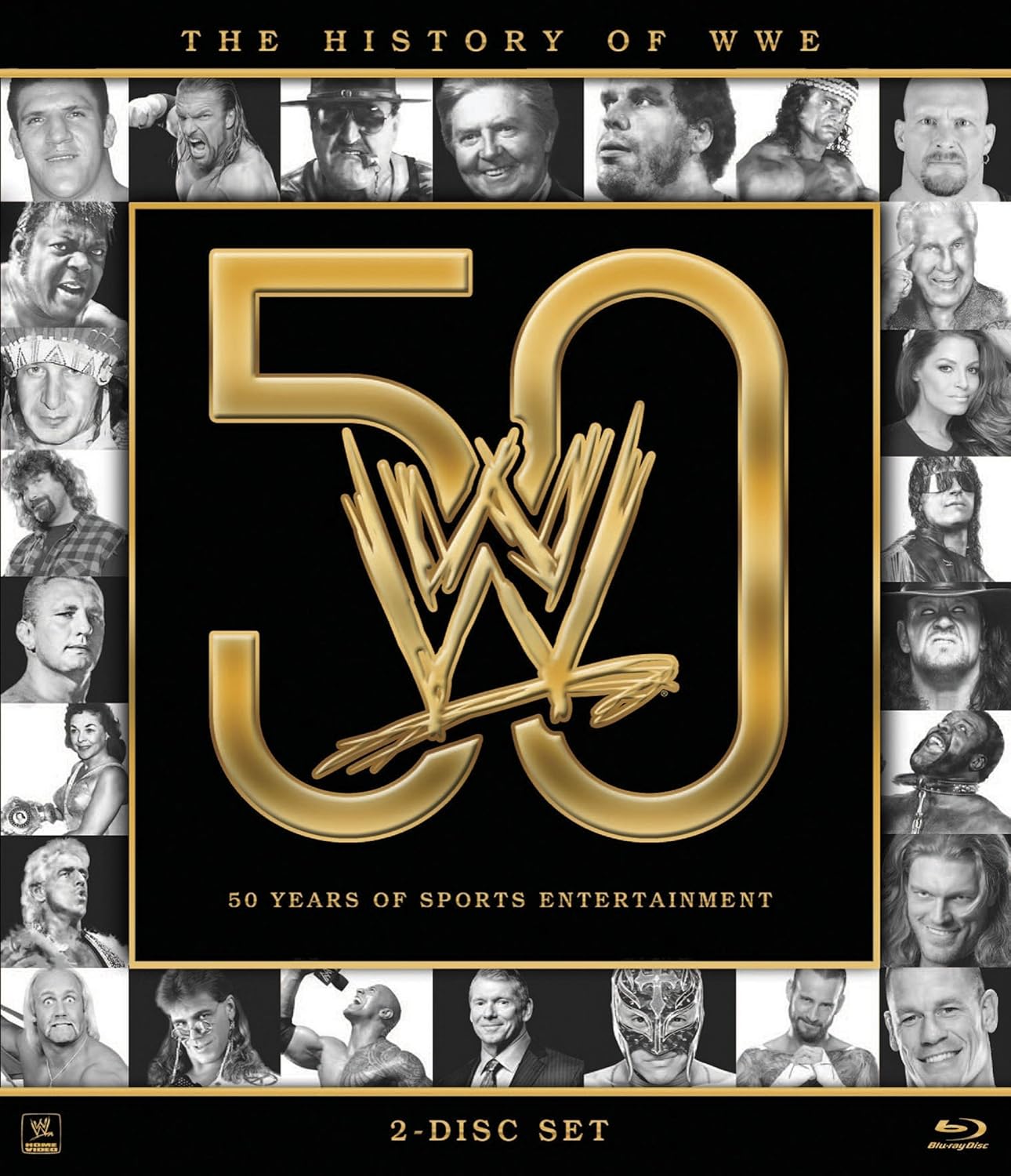 The History of WWE: 50 Years of Sports Entertainment [Blu-ray]