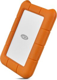 LaCie Rugged 5TB USB-C External Hard Drive – Shock, Dust, Rain Resistant Portable HDD for Mac and PC