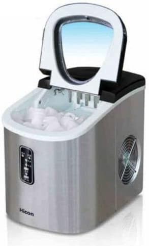 220V Stainless Commercial Ice Cube Maker Portable Ice Machine Restaurant