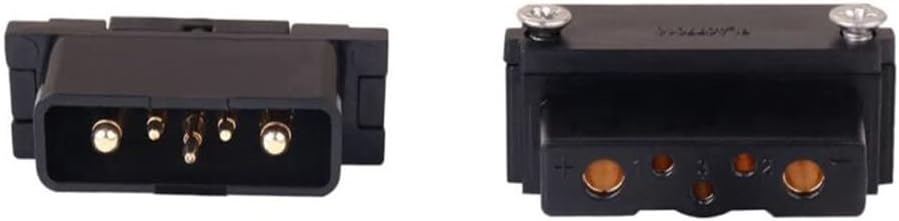 A Pair Battery Power Box Discharge Connector 5 Pins Male Female Fit for Hailong Pro Battery Case Plug Parts