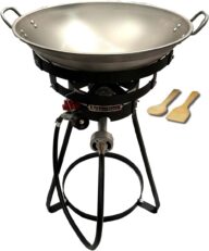 Camp Stove with Wok-24″ Portable Propane Outdoor Cooker